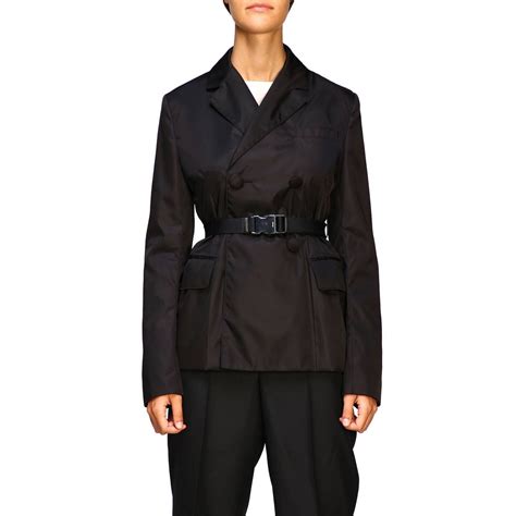 prada shirt jackets|prada women's double breasted jackets.